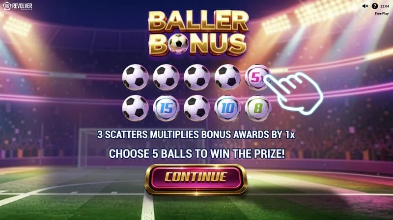 Trophy Spins World Cup 26 - màn hình chính với lưới và cúp