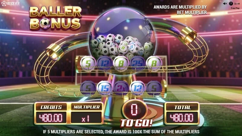 Trophy Spins World Cup 26 - bắt đầu vòng Baller Bonus